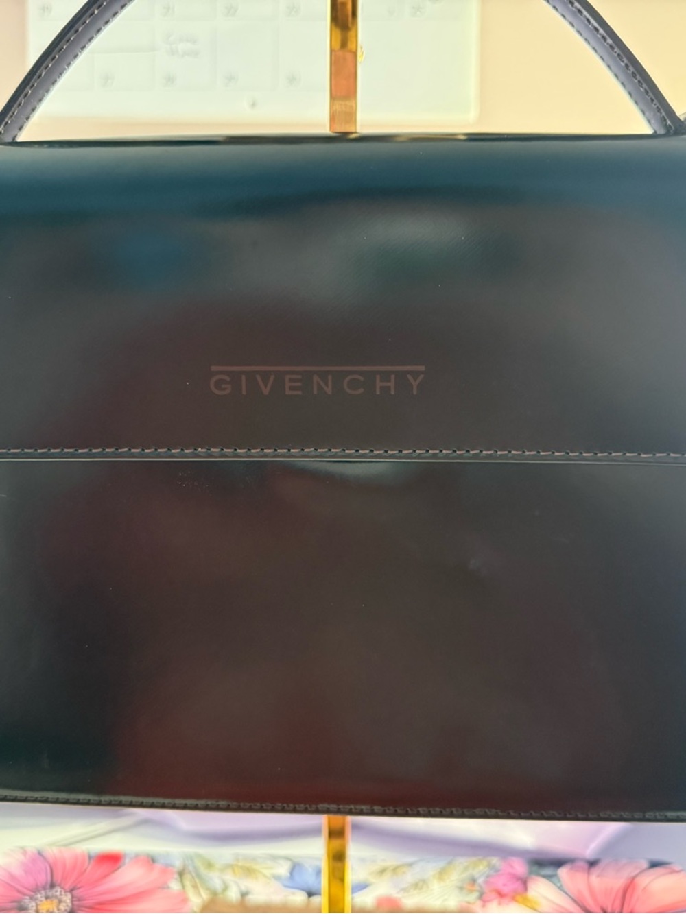 Givenchy Brown Smooth Leather Top-Handle Satchel